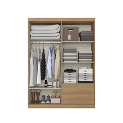 Guarda-Roupa 4 Portas THB Star 5903 Capuccino/Off White SE