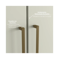 Guarda-Roupa 1 Portas Henn Seletto MC14-133 Areia HP SE