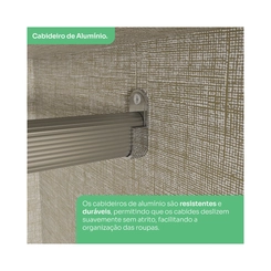 Guarda-Roupa 1 Portas Henn Seletto MC14-133 Areia HP SE