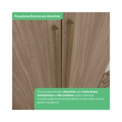 Guarda-Roupa 1 Portas Henn Seletto MC14-184 Areia HP/Jequitibá SE