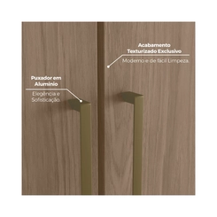 Guarda-Roupa 1 Portas Henn Seletto MC14-184 Areia HP/Jequitibá SE