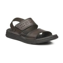 Sandália Masculina em Couro Pegada 134203-02 Cravo