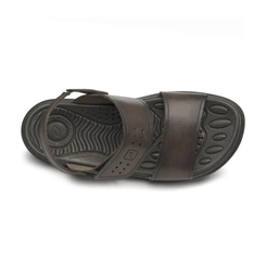 Sandália Masculina em Couro Pegada 134203-02 Cravo