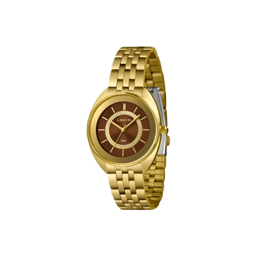 Relógio Analógico Lince Feminino LRGJ171L38-P1KX Dourado
