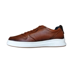 Sapatênis Masculino em Couro Pegada 112304-03 Pinhão Brown