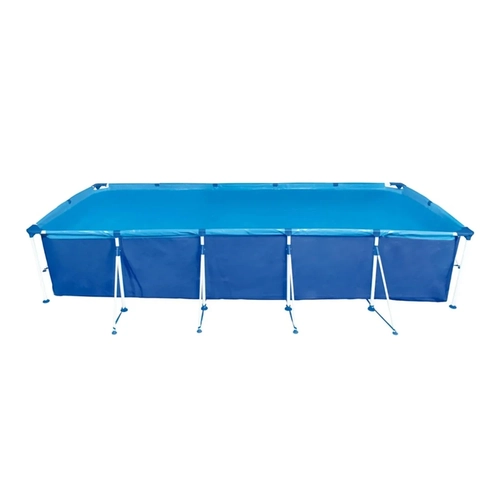 Piscina Retangular 7.600 Litros Estruturada Mor Premium 1026 Azul