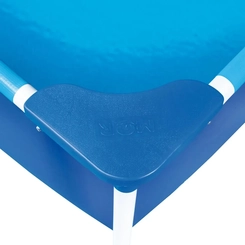 Piscina Retangular 7.600 Litros Estruturada Mor Premium 1026 Azul