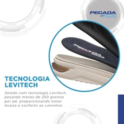 Sapatênis Masculino Pegada 112403-08 Silver/Preto