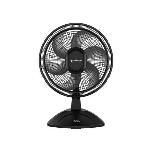 Ventilador de Mesa com 6 Pás 140W Cadence Refresh Turbo VTR410 Preto