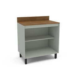 Balcão 80CM Politorno 2 Portas 250001 Verde Oliva SE