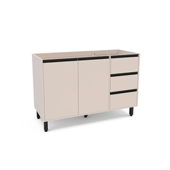 Balcão 120CM Politorno 2 Portas 250003 Creme SE