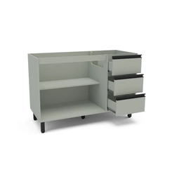 Balcão 120CM Politorno 2 Portas 250003 Verde Oliva SE
