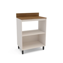 Balcão 80CM Politorno 2 Portas 250004 Creme SE