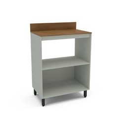 Balcão 80CM Politorno 2 Portas 250004 Verde Oliva SE