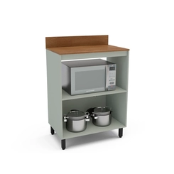 Balcão 80CM Politorno 2 Portas 250004 Verde Oliva SE