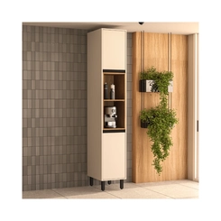 Paneleiro 36,8cm Politorno Koya 250009 2 Portas Creme SE