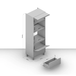 Torre Quente 70cm Pilotorno 250010 Creme SE