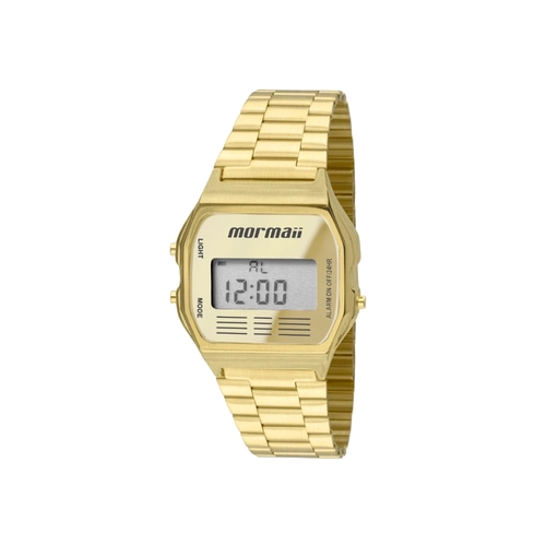 Relógio Unissex Digital Mormaii MOBJ3808AB/4D Dourado