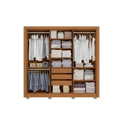 Guarda-Roupa 6 Portas Kappesberg CB03M569 Canela SE