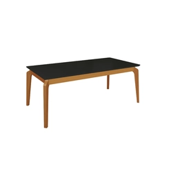 Mesa de Jantar com 8 Lugares Kappesberg 80x200x90cm CSJ019-fv7 Canela/Preto Fosco SE