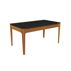 Mesa de Jantar com 6 Lugares Kappesberg 80,2x160x90cm CSJ022-fv7 Canela/Preto Fosco SE