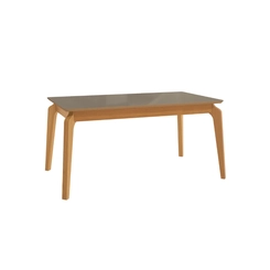Mesa de Jantar com 6 Lugares Kappesberg 80x160x90cm CSJ245-v4 Canela/Freijó Bronze SE