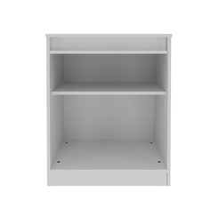 Balcão 74,5cm Tecno Mobili 2 Portas com Chave Branco