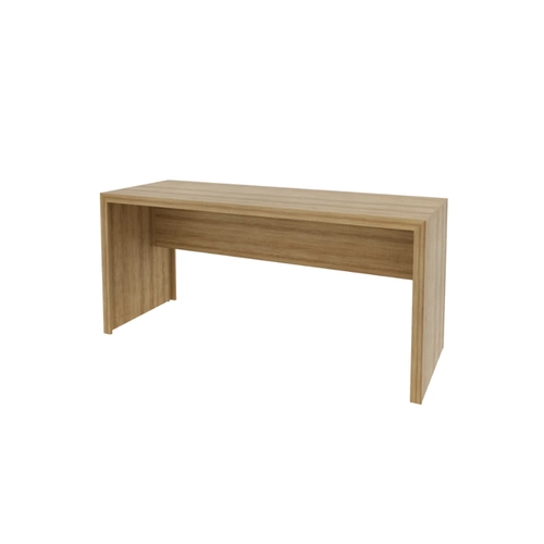 Mesa de Escritório 163cm Tecno Mobili Amêndoa