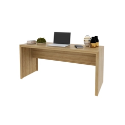 Mesa de Escritório 163cm Tecno Mobili Amêndoa