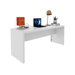 Mesa de Escritório 180cm Tecno Mobili Branco SE
