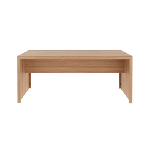 Mesa de Escritório 180cm Tecno Mobili Amêndoa