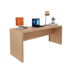 Mesa de Escritório 180cm Tecno Mobili Amêndoa