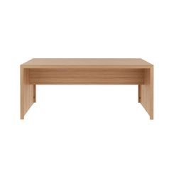 Mesa de Escritório 180cm Tecno Mobili Amêndoa