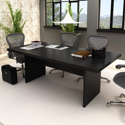 Mesa de Escritório Tecno Mobili ME4119.0008 Preto SE