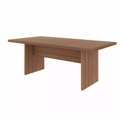 Mesa de Escritório 200cm Tecno Mobili Amêndoa