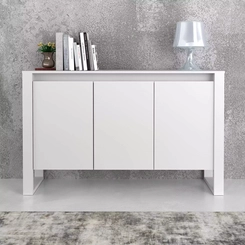 Balcão 136cm Tecno Mobili 3 Portas Branco