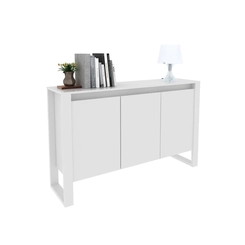 Balcão 136cm Tecno Mobili 3 Portas Branco