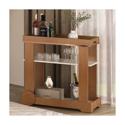Bar Artely Rose 4659 1 Prateleira Cinamomo/Off White SE