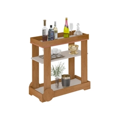 Bar Artely Rose 4659 1 Prateleira Cinamomo/Off White SE