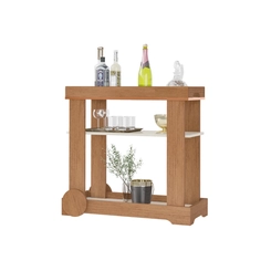 Bar Artely Rose 4659 1 Prateleira Cinamomo/Off White SE