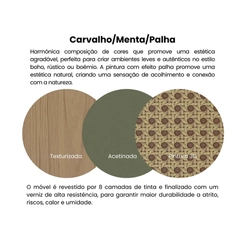 Escrivaninha Artely 4636 Carvalho/Menta SE