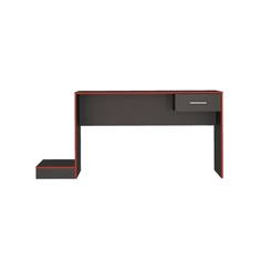 Escrivaninha Artely 4175 1 Gaveta Preto/Vermelho SE