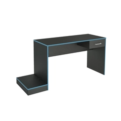 Escrivaninha Artely 4176 1 Gaveta Preto/Azul SE