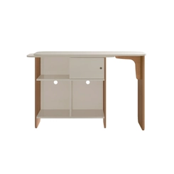 Escrivaninha Ajustável Artely Nomad 4731 Cinamomo/Off White