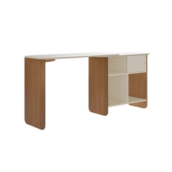Escrivaninha Ajustável Artely Nomad 4731 Cinamomo/Off White