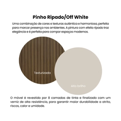 Painel Artely 4585 Pinho Ripado/Off White SE