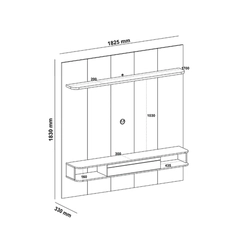 Painel Artely 4622 Cinamomo/Off White SE