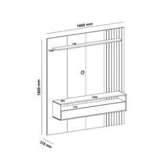 Painel Artely 4734 Cinamomo/Off White SE