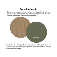 Painel Artely 4584 Carvalho/Menta SE