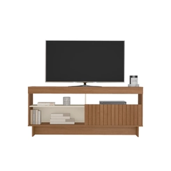 Rack para TV até 65'' Artely 1 Porta 4719 Cinamomo/Off White SE